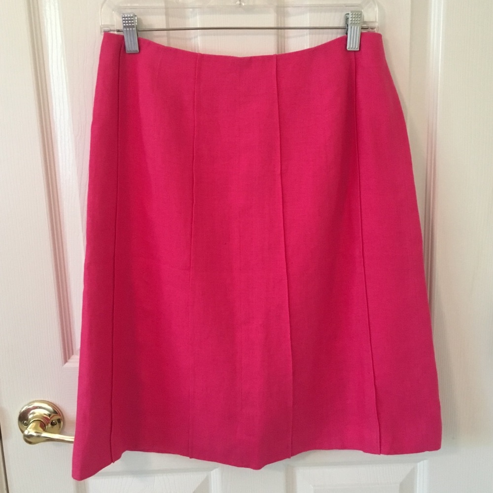 Talbots Bright Pink Aline Skirt